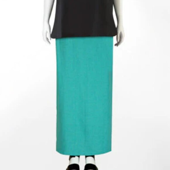 Kaliyana Linen Blend Maxi Skirt in Seabreeze - Picture 2 of 5